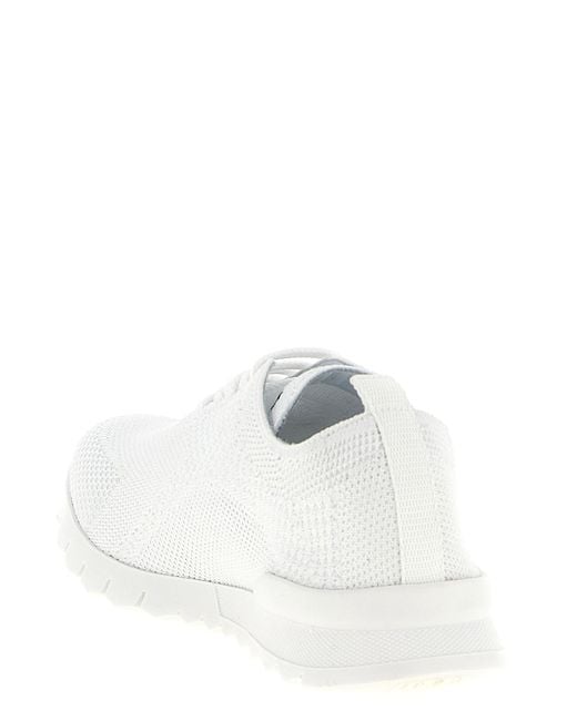 Kiton White 'Fits' Sneakers for men