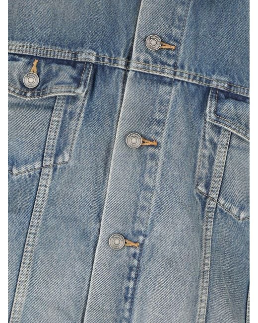 Saint Laurent Blue Denim Trucker Jacket for men