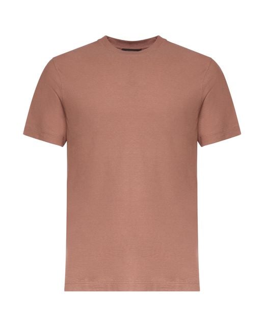 Zanone Pink T-Shirts And Polos Cotton for men