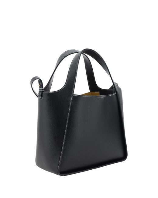 Stella McCartney Black Faux Leather Shoulder Bag Polyamide Handbags