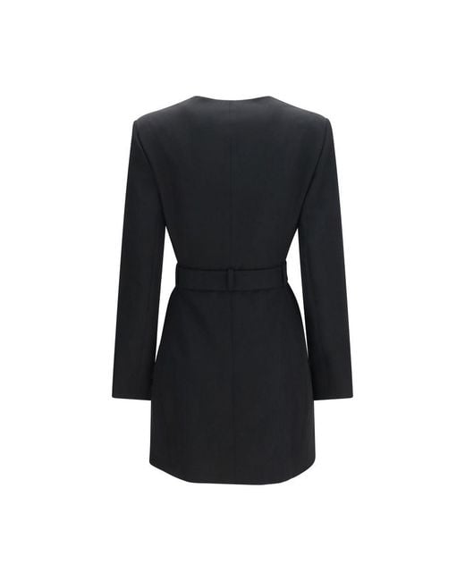 Balmain Black Wool Oves Aries Blazer
