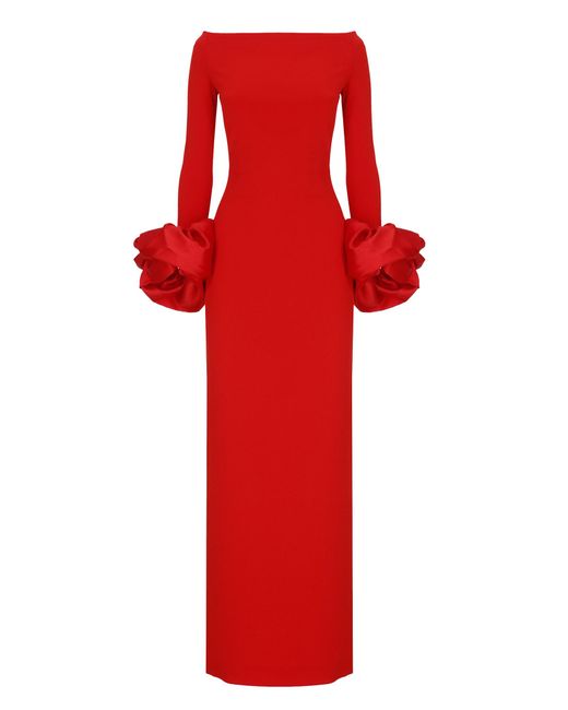 Solace London Red Talia Maxi Dress