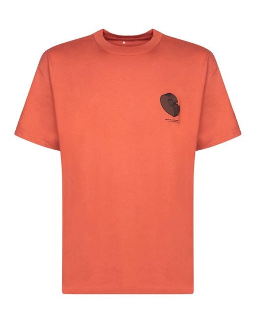 Carhartt Orange Diagram T-Shirt for men