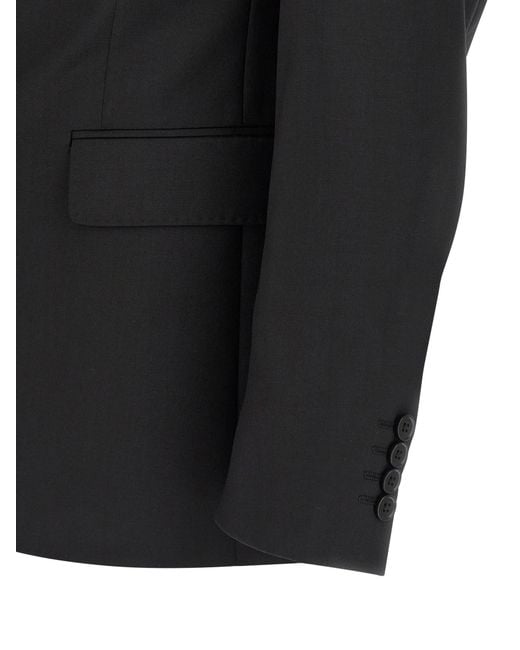 Pal Zileri Black Lord Dress Wool Suits for men