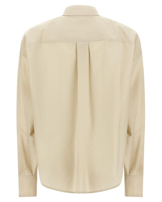 Brunello Cucinelli Natural Cotton Blouse