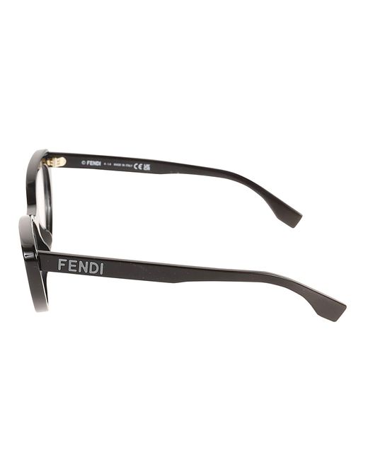 Fendi Brown Cat-Eye Classic Glasses