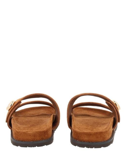 Tory Burch Brown Sandals Romy Calf Leather
