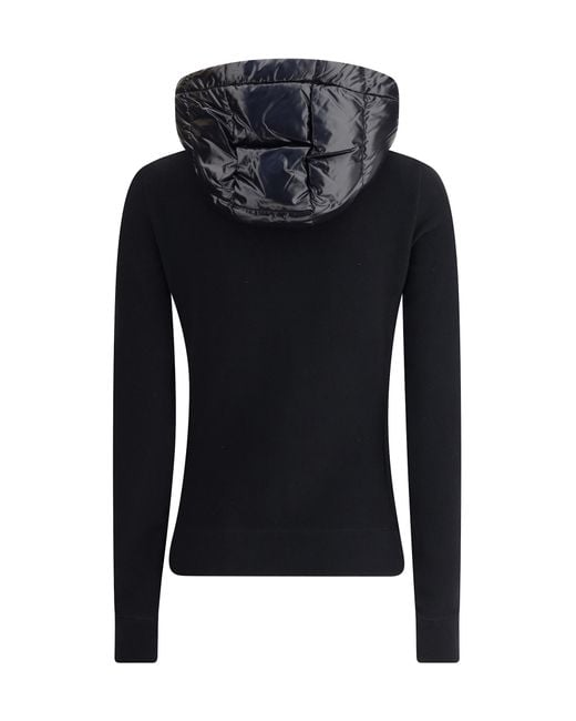 Moncler Black Jacket With Sleeves