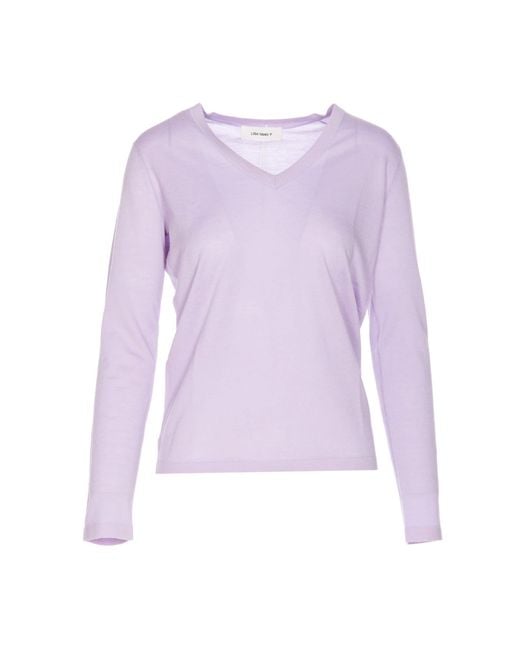 Lisa Yang Purple Jane Sweater
