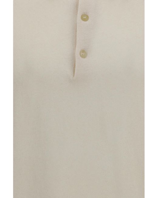 Premiata Natural Polo Shirt Cotton for men