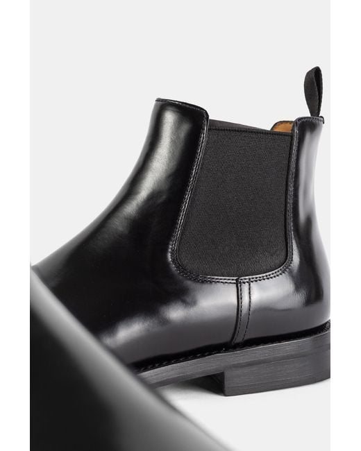 Church's Black Bottines Monmouth En Cuir De Veau Poli Noir Boot