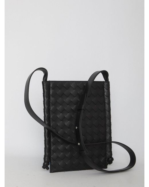 Bottega Veneta Black Flat Loop Bag for men