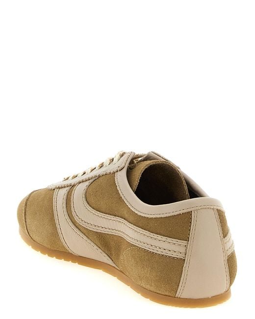 Dries Van Noten Brown Suede Sneakers