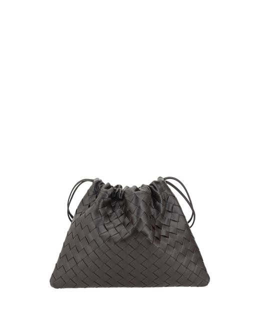 Bottega Veneta Black Leather Clutch Bag Make Up