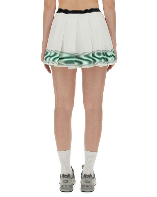 Casablancabrand Green Mini Skirt