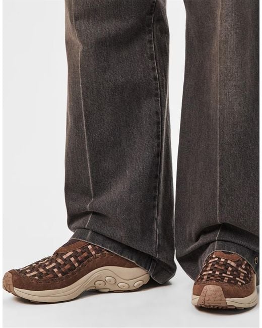 Merrell Brown Jungle Moc Evo Woven Se Sneakers Shoes for men