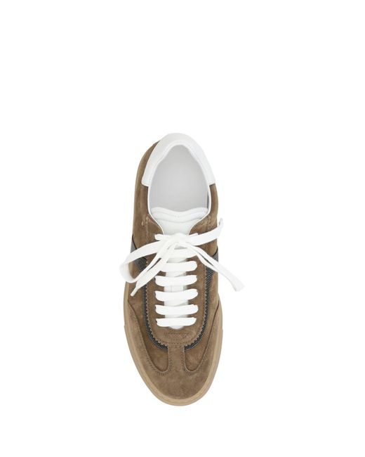 Brunello Cucinelli Brown Sneakers