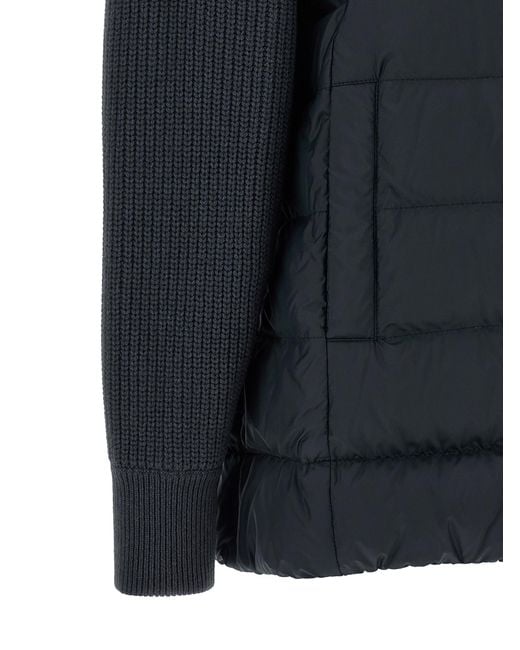 Brunello Cucinelli Black Polyester Full-Length Jacket Clothing