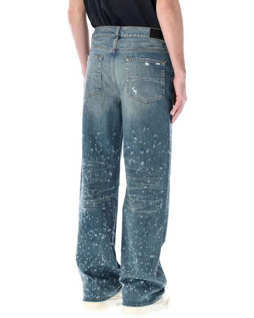Amiri Blue Shotgun Baggy Jeans for men