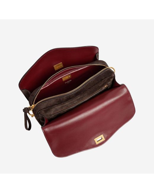 Balenciaga Brown Shoulder Bag Suede