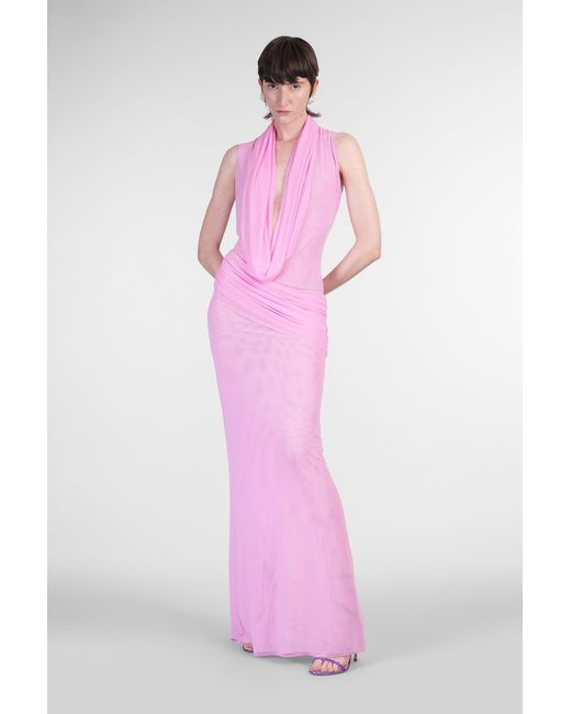 David Koma Pink In Rose- Polyamide