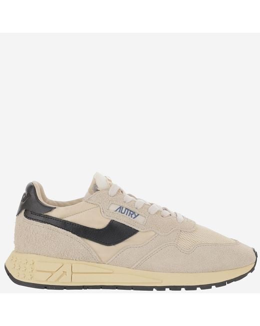 Autry Natural Sneakers Reelwind Leather Trainers for men