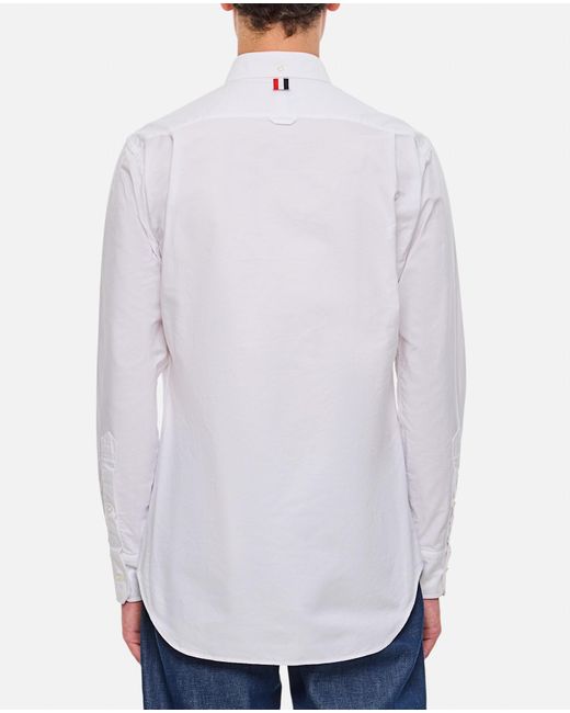 Thom Browne White Classic Cotton Shirt for men
