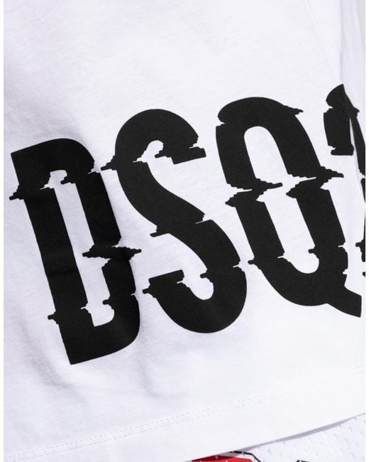 DSquared² Blue Cool Fit Dsq2 Logo T-Shirt Clothing Polo & T-Shirts for men
