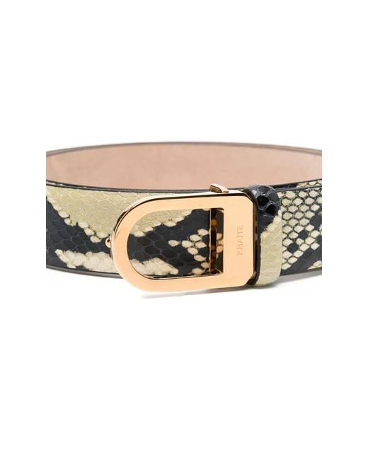 Khaite Metallic Belt