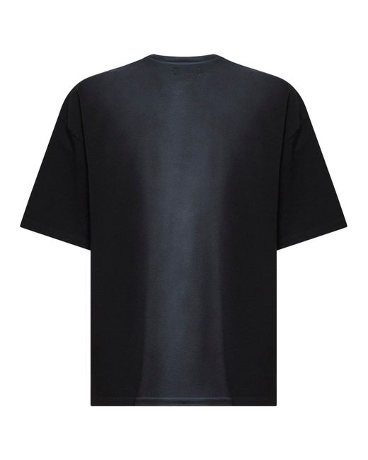 Amiri Black Cotton Jersey Arts District Oversized T-Shirt for men