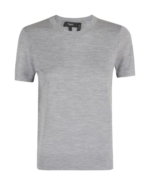 Theory Gray P Regal Wo Basic Tee