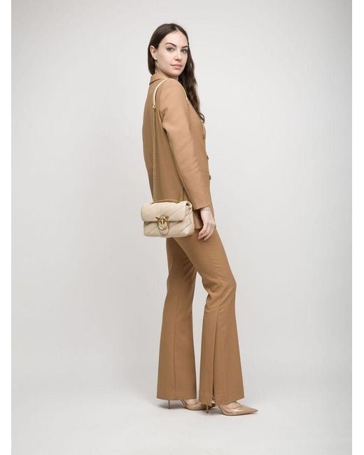 Pinko Natural Crossbody Bag Sheepskin Crossbody-Bags