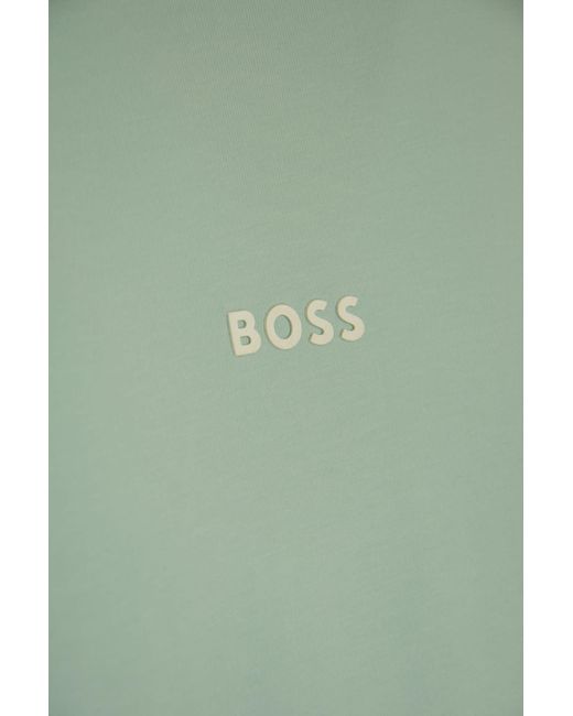 Boss Green Logo Round Neck T-Shirt for men