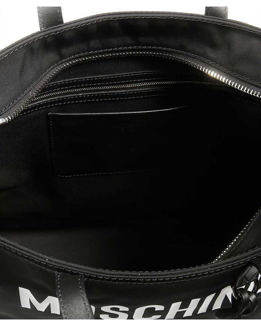 Moschino Black Tote Bag for men