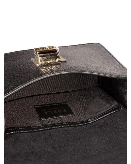 Furla Black Crossbody Bag- Leather Crossbody-Bags