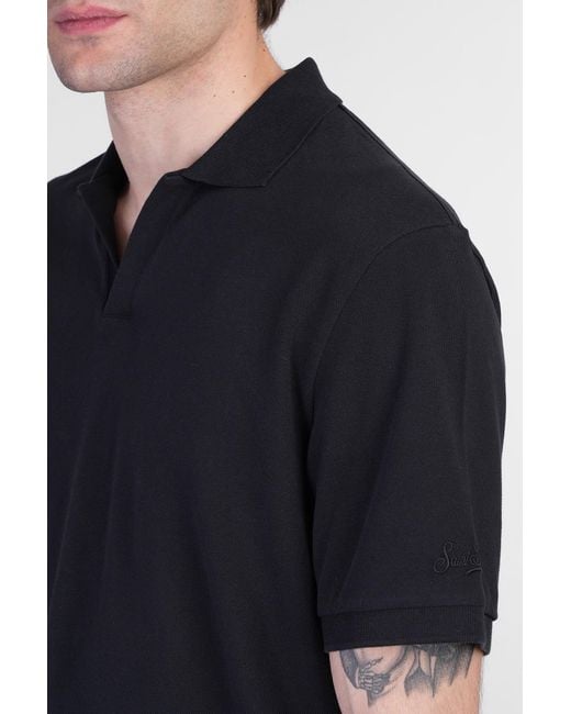 Mc2 Saint Barth Blue Charles Polo for men