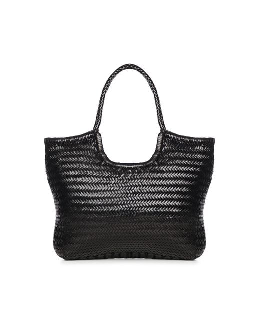 Dragon Diffusion Black Ns Diagonal Triple Jump Leather Bag