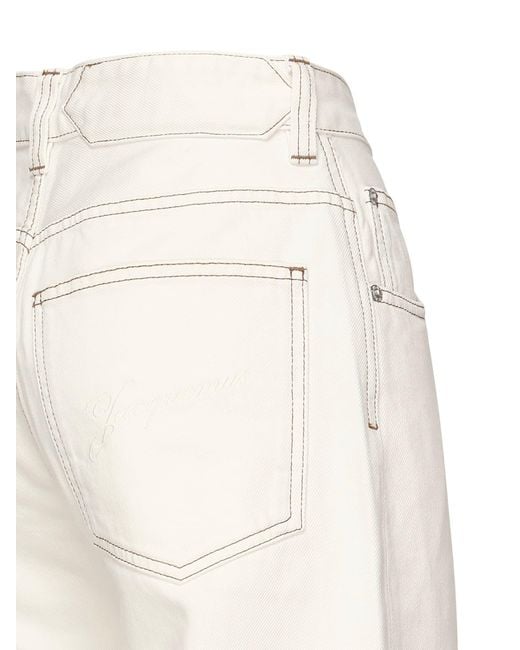 Jacquemus White Le De Nîmes Large Jeans