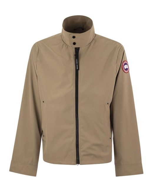 Canada Goose Rosadale Jacket With Shoulder Patch in Natural for Men Lyst