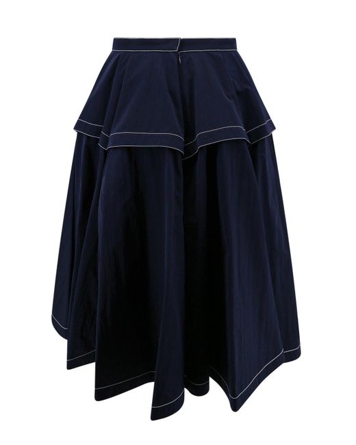 Bottega Veneta Blue Skirt