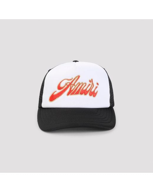 Amiri Red Groovy Trucker Hat for men