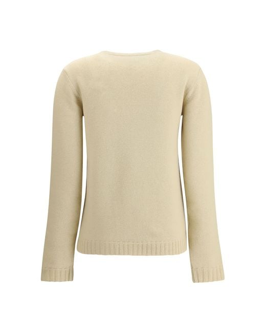 Valentino White Chez Wool Sweater