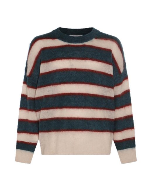 Isabel Marant Blue Green And White Knitwear for men