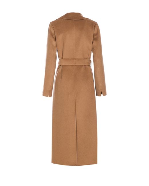 Max Mara Natural Coats Virgin Wool