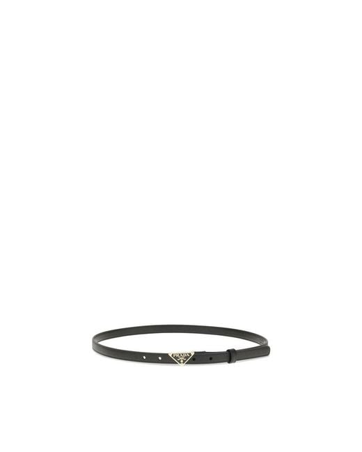 Prada Black Saffiano Belt