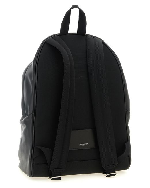 Saint Laurent Black 'City' Backpack for men