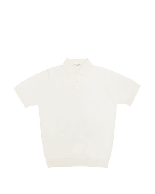 FILIPPO DE LAURENTIIS White Polo Shirt for men