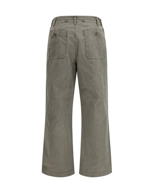 Golden Goose Deluxe Brand Gray Journey Ws Ortensia Boyfriend Pants Cotton Jean for men