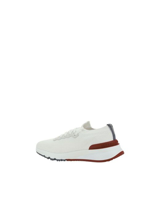 Brunello Cucinelli White Sneakers for men
