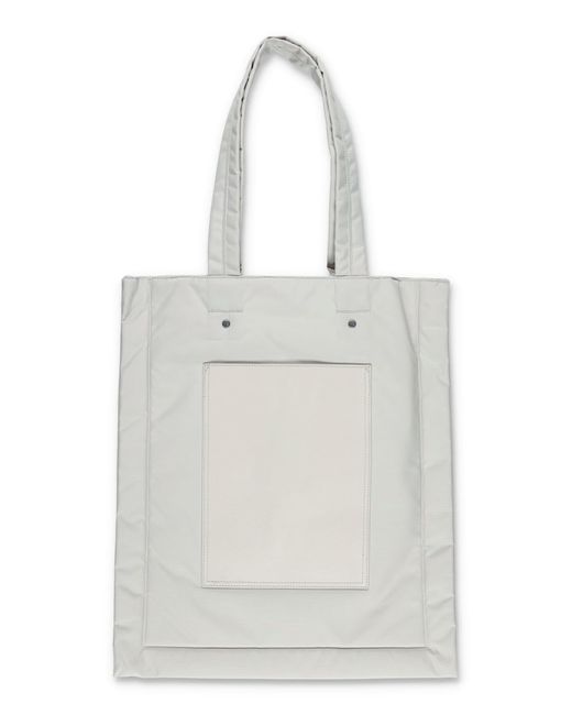 Y-3 White Lux Flat Tote Bag